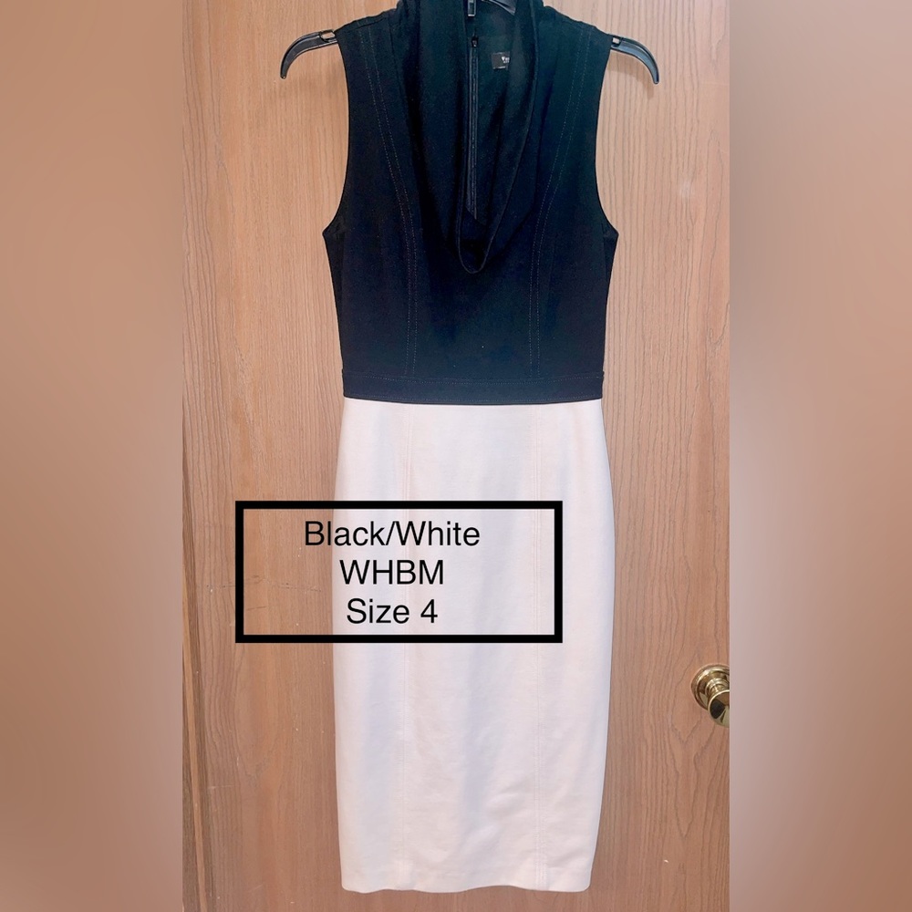Black/White, White House Black Market dress, Size 4